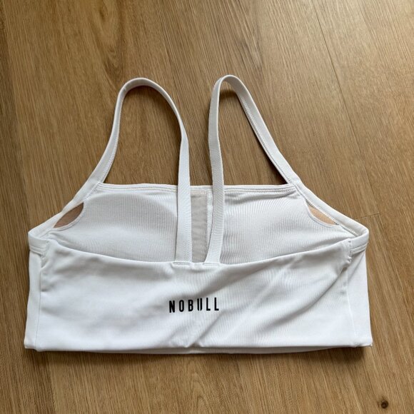 NOBULL Form V-Back Sports Bra (A-C) - White / M - Picture 2 of 2